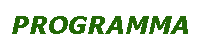 PROGRAMMA